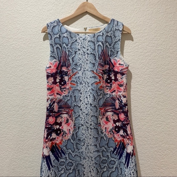 ELISA Immagine Shift Dress Small Sleeveless Unique - Picture 4 of 12